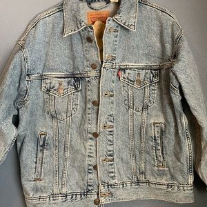 Levi’s Dad Trucker Jean Jacket Sz XS